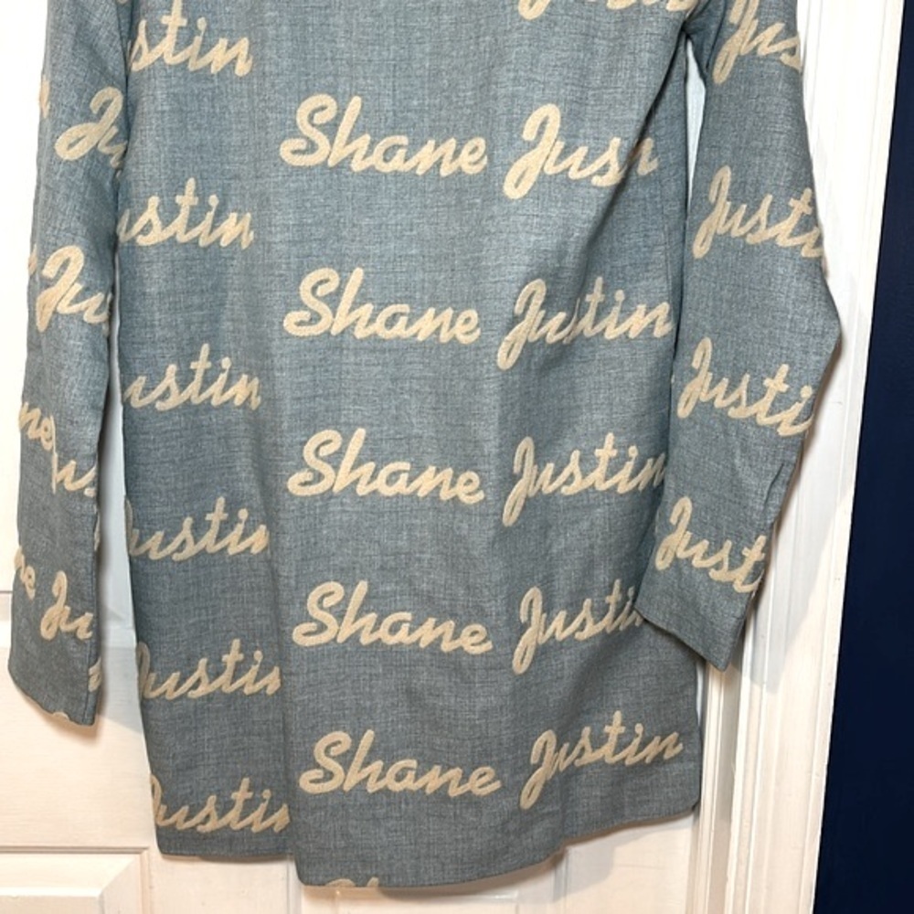 NWT Women’s Shane Justin Chambray Logo Dress Size XS - Picture 7 of 9
